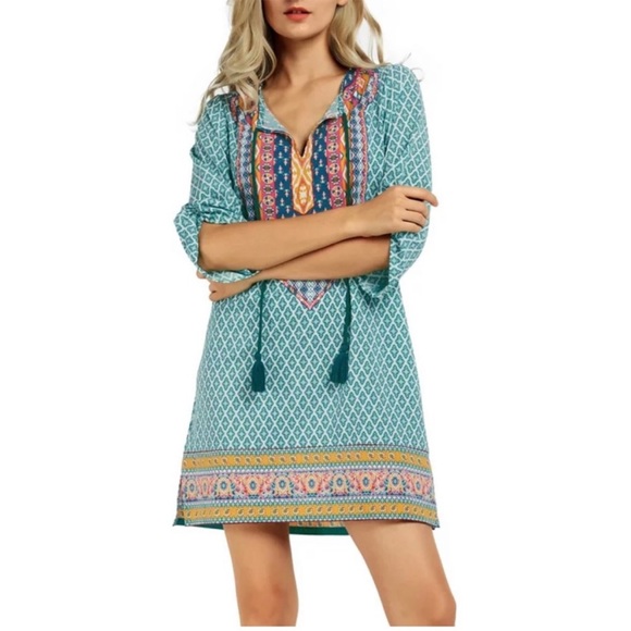 Urban Coco Dresses Urban Coco Dress Boho Beach Cover Up Xl Nwt
